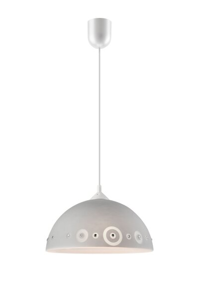 Pendelleuchte Farbig Lampe Grau Glas Esstisch rund