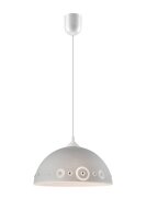 Pendelleuchte Farbig Lampe Grau Glas Esstisch rund