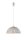 Pendelleuchte Farbig Lampe Grau Glas Esstisch rund