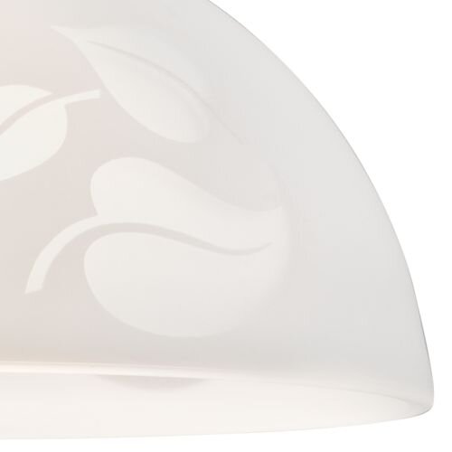 Pendelleuchte Grau Retro rund Esstisch Glas Lampe