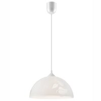 Pendelleuchte Grau Retro rund Esstisch Glas Lampe