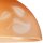 Esszimmer Pendelleuchte Retro Glas Braun rund