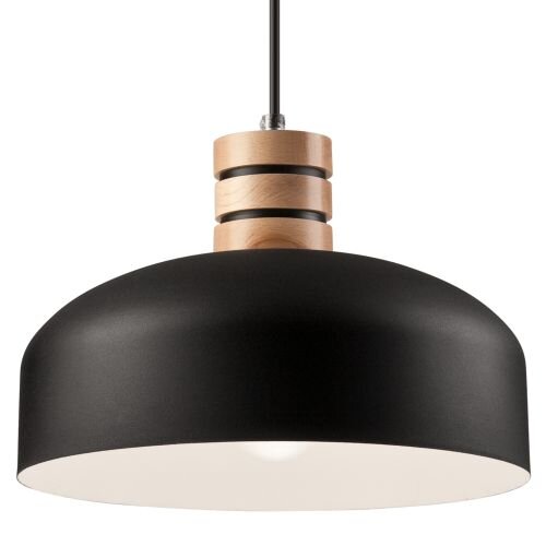 Hängelampe Pendelleuchte Esszimmerlampe Schwarz Holz