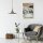 Pendelleuchte Farbig Grau Holz rund Retro Esszimmer