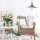 Pendelleuchte Farbig Grau Holz rund Retro Esszimmer