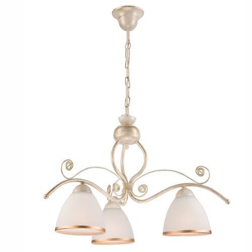 Hängelampe Esstisch Shabby Weiß Metall 3-flammig
