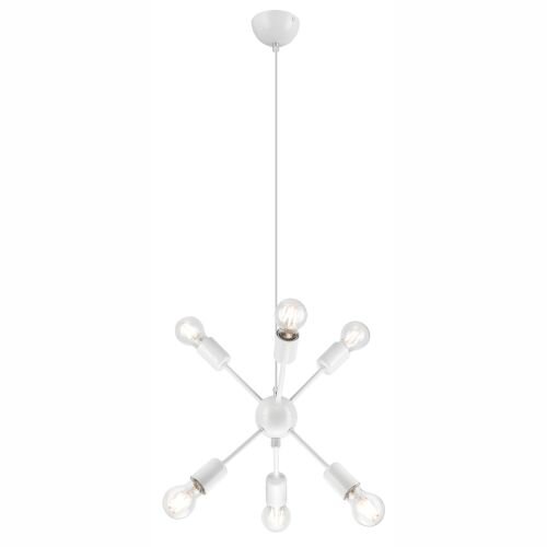 Stylische Hängeleuchte ANETHA Weiß Modern Esstisch