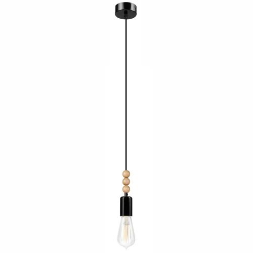Hängelampe Esstisch Schwarz Holz Wohnzimmer Licht
