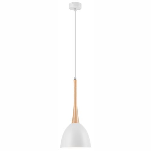 Stylische Pendelleuchte FAELLA Weiß rund Esstisch
