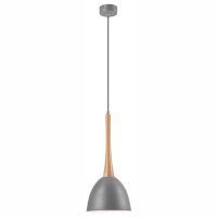 Esstisch H&auml;ngelampe Silber Holz Wohnzimmer Leuchte