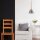 Esstisch Hängelampe Silber Holz Wohnzimmer Leuchte