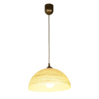 Pendelleuchte FERA Gold Retro rund Esstisch