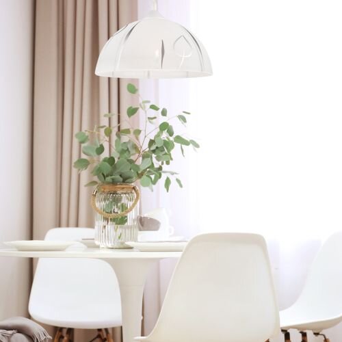 Pendelleuchte Silber Glas Esszimmer Hängeleuchte