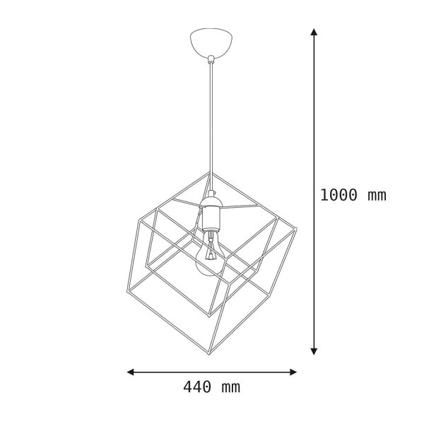 Außergewöhnliche Hängelampe AGATRIA Weiß Design