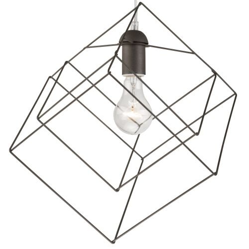 Eckige Hängeleuchte AGATRIA Anthrazit Design Lampe