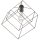 Eckige Hängeleuchte AGATRIA Anthrazit Design Lampe