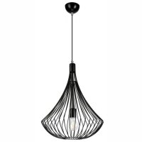 Design Pendelleuchte Schwarz Metall Hängelampe