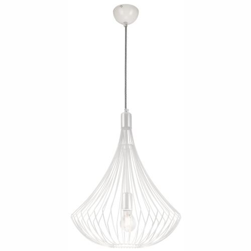 Hängeleuchte Weiß Metall rund Modern Design