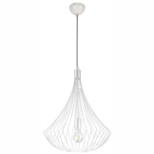 Hängeleuchte Weiß Metall rund Modern Design