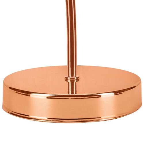 Metall Tischlampe in Kupfer Modern H:32cm Lampe