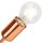 Metall Tischlampe in Kupfer Modern H:32cm Lampe