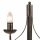 Tischlampe Metall Schwarz Rustikal H:36cm Antik