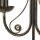 Tischlampe Metall Schwarz Rustikal H:36cm Antik