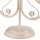 Tischlampe Shabby Weiß Metall H:36cm Rustikal