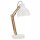Schreibtischlampe moderne Arbeitsleuchte Holz 44cm
