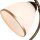 Glas Tischlampe Shabby Schwarz H:39cm Antike Lampe
