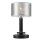 Tischlampe Modern Grau Stoff H:33cm DENIRA