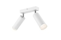 Deckenstrahler Aufbau Wei&szlig; Modern Aluminium Lampe