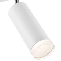 Weißer Deckenstrahler Aluminium 3-flmg Modern
