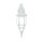 Außen Wandlampe BREST Gartenlaterne weiß wetterfest