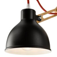 Holz Schwarz Spot Modern vielseitig TIASIA Lampe