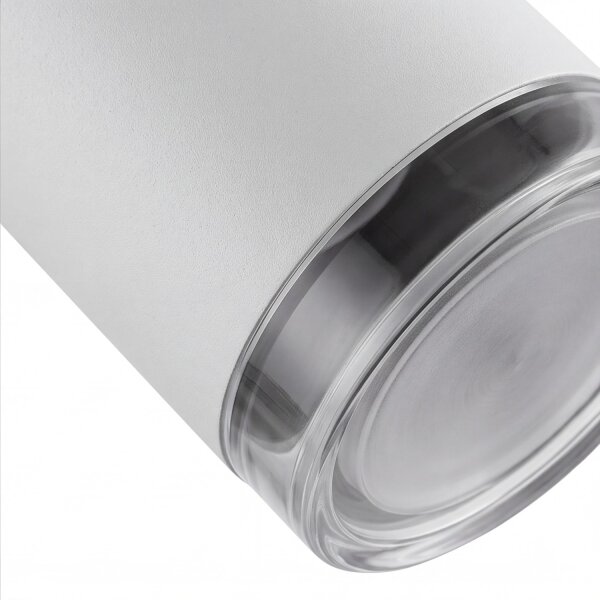 Spot Leuchte Weiß Aluminium rund vielseitig BALIA