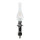 Stilvolle Wandlampe GRETA Chrom Jugendstil Bad Flur