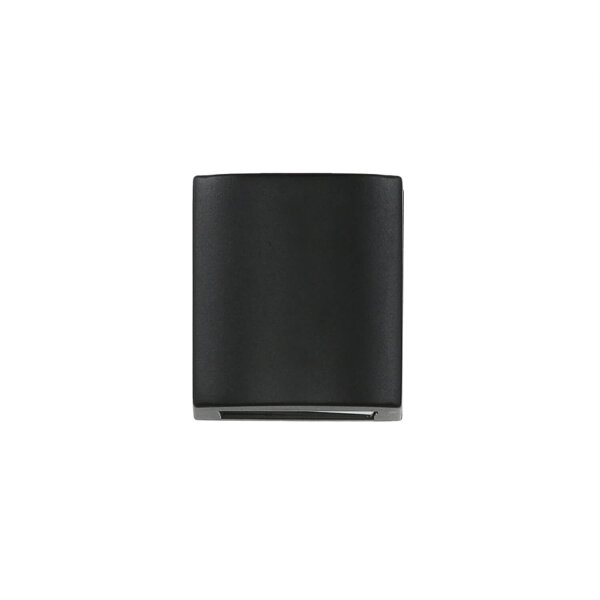 Außenleuchte Schwarz IP44 Up Down Aluminium Glas klein