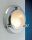 Wandlampe Treppenhaus Bad Chrom Echt-Messing rund