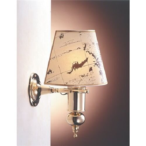 Stilvolle Wandleuchte VELIERO Maritim aus Messing