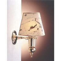 Stilvolle Wandleuchte VELIERO Maritim aus Messing
