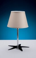 Edle Tischlampe MIRENA Weiß Seestern Modern Design