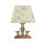 Massive Tischlampe Messing maritimes Design H:33cm