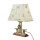 Massive Tischlampe Messing maritimes Design H:33cm