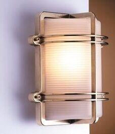 LED Wandleuchte Außen Messing Antik IP54 Haus