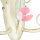 Wandleuchte Weiß 2-flmg floral