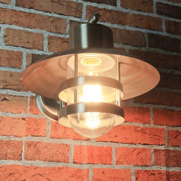 Maritime Wandlampe für Außen E27 wetterfest GÖTEBORG