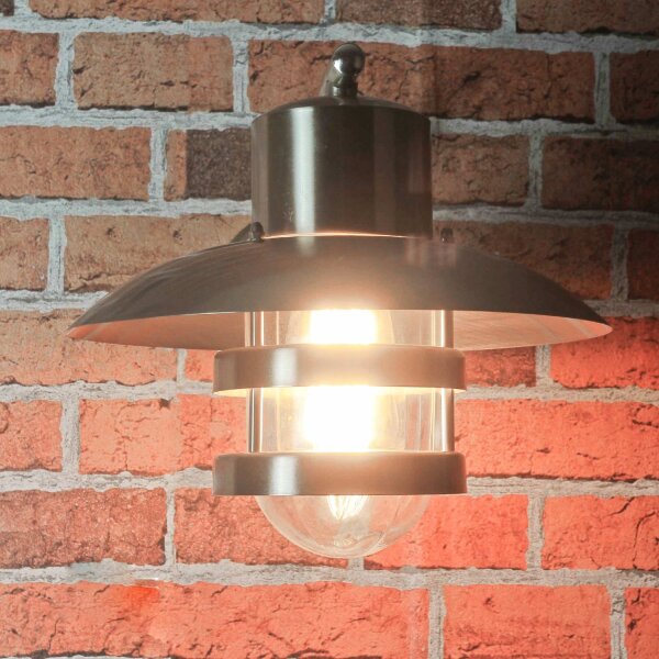 Maritime Wandlampe für Außen E27 wetterfest GÖTEBORG