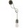 Wandleuchte MALVIN in Altmessing
