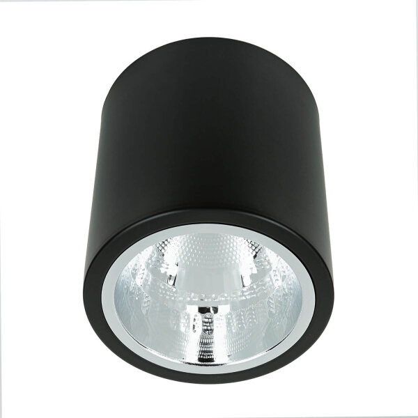 Runde Deckenleuchte E27 DOWNLIGHT ROUND in Schwarz